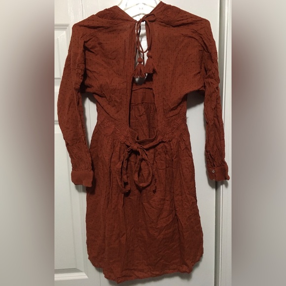 New Without Tags Free People Babydoll Mini Dress - Picture 2 of 4